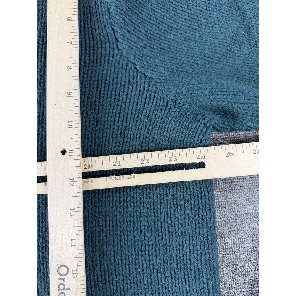 Vintage Polo Ralph Lauren Sweater Mens XL Green Lambswool Dog Hand Knit RL01 - Picture 7 of 10